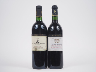 Vente aux enchères 2 BOUTEILLES CORDIER 1996 : 1 COLLECTION PRIVÉE ST ÉMILION - 1 CHÂTEAU