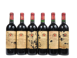 Vente aux enchères 6 BOUTEILLES CHÂTEAU MALESCOT ST EXUPÉRY GCC MARGAUX - 1996 - EA 