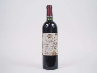Vente aux enchères 1 BOUTEILLE CHÂTEAU SOCIANDO MALLET HAUT MÉDOC - 1997 - BG/ETT
