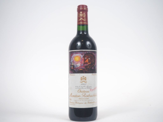 Vente aux enchères 1 BOUTEILLLE CHÂTEAU MOUTON ROTHSCHILD 1er GCC PAUILLAC - 1998 - ÉTIQU
