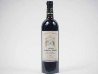 Vente aux enchères 1 BOUTEILLE CHÂTEAU LA TOUR CARNET GCC HAUT MÉDOC - 2000