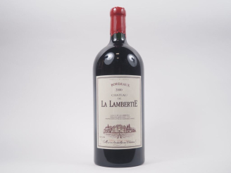 Vente aux enchères 1 JEROBOAM (5 L) CHÂTEAU DE LA LAMBERTIE BORDEAUX - 2000