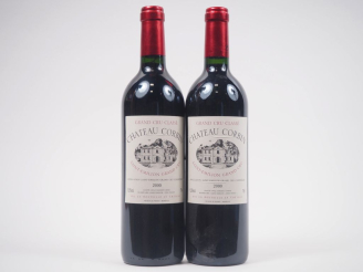 Vente aux enchères 2 BOUTEILLES CHÂTEAU CORBIN GCC ST ÉMILION - 2000 