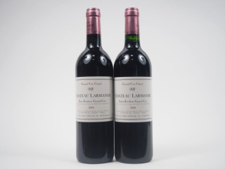 Vente aux enchères 2 BOUTEILLES CHÂTEAU LARMANDE GCC ST ÉMILION - 2000