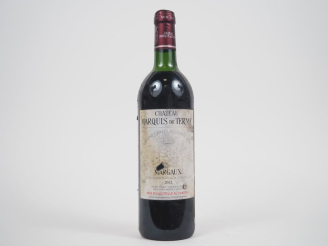 Vente aux enchères 1 BOUTEILLE CHÂTEAU MARQUIS DE TERME GCC MARGAUX - 2002 - LB/EA