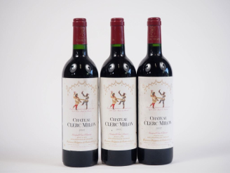 Vente aux enchères 3 BOUTEILLES CHÂTEAU CLERC MILON GCC PAUILLAC- 2002 - ETLA