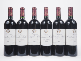 Vente aux enchères 6 BOUTEILLES CHÂTEAU SOCIANDO MALLET HAUT MÉDOC - 2002 - ELA 