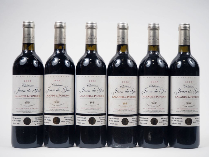 6 BOUTEILLES CHÂTEAU JEAN DE GUÉ LALANDE DE POMEROL - 2003 - ELS 