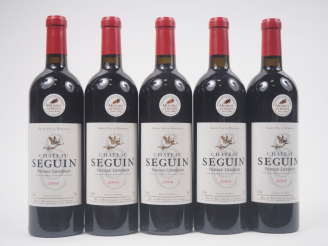 Vente aux enchères 5 BOUTEILLES CHÂTEAU SEGUIN GRAVES - 2004