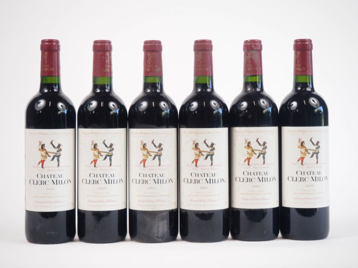 6 BOUTEILLES CHÂTEAU CLERC MILON GCC PAUILLAC - 2004