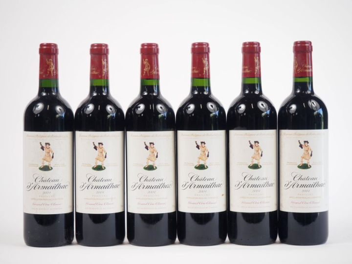 6 BOUTEILLES CHÂTEAU D'ARMAILHAC GCC PAUILLAC - 2004