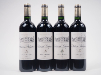 Vente aux enchères 4 BOUTEILLES CHÂTEAU BELGRAVE GCC HAUT MÉDOC - 2005 - 2 ELT 