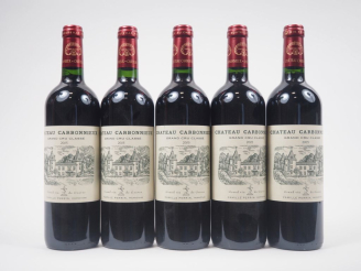 Vente aux enchères 5 BOUTEILLES CHÂTEAU CARBONNIEUX GCC GRAVES - 2005