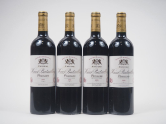 Vente aux enchères 4 BOUTEILLES CHÂTEAU HAUT BATAILLEY GCC PAUILLAC - 2006
