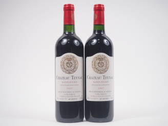 Vente aux enchères 2 BOUTEILLES CHÂTEAU TEYNAC ST JULIEN - 2007