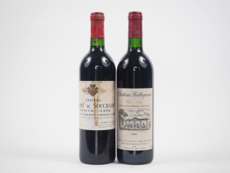 Vente aux enchères 2 BOUTEILLES : 1 CHÂTEAU FAURIE DE SOUCHARD GCC ST ÉMILION 1999 EA - 1