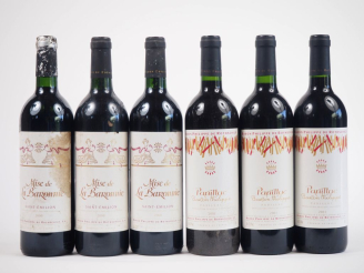 Vente aux enchères 7 BOUTEILLES BARON PHILIPPE DE ROTHSCHILD : 3 PAUILLAC BARON NATHANIEL