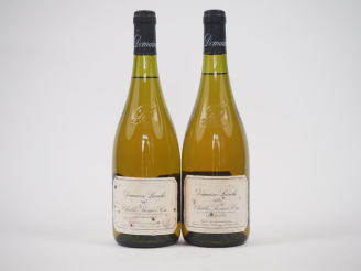 Vente aux enchères 2 BOUTEILLES CHABLIS 1er CRU "LES VAILLONS" DOMAINE LAROCHE - 1993 - 1