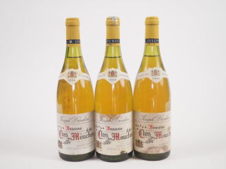 Vente aux enchères 3 BOUTEILLES BEAUNE "CLOS DES MOUCHES" JOSEPH DROUHIN - 1994 - 2 ET/1 