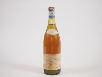 Vente aux enchères 1 BOUTEILLE POUILLY FUISSÉ LEROY - NM - ET/CAPSULE CORRODÉE ET TACHÉE