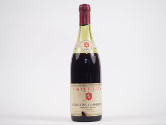 Vente aux enchères 1 BOUTEILLE LATRICIÈRES CHAMBERTIN GC FAIVELEY - 1964 - 7,8 CM/EA 