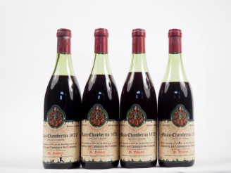 Vente aux enchères 4 BOUTEILLES MAZIS CHAMBERTIN TASTEVINAGE FAIVELAY - 1972 - 3 à 5 CM/1