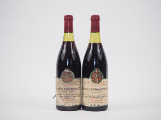 Vente aux enchères 2 BOUTEILLES LATRICIÈRES CHAMBERTIN TASTEVINAGE FAIVELEY - 1980 - 1 à 