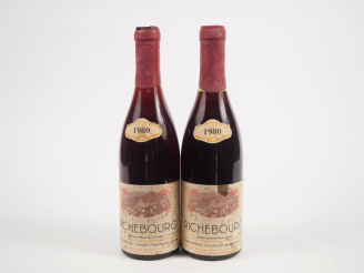 Vente aux enchères 2 BOUTEILLES RICHEBOURG GC DOMAINE CHARLES NOELLAT - 1980 - 1 CAPSULE 
