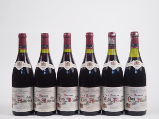 Vente aux enchères 6 BOUTEILLES BEAUNE "CLOS DES MOUCHES" JOSEPH DROUHIN - 1993 - 4 à 1,7