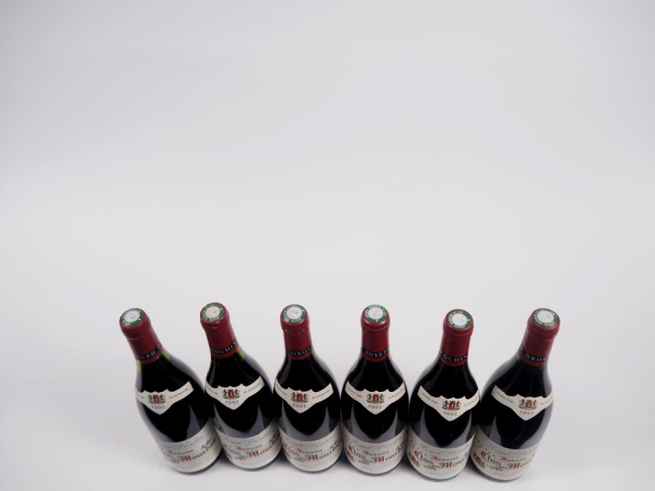 6 BOUTEILLES BEAUNE"CLOS DES MOUCHES" JOSEPH DROUHIN - 1993 - 1 à 1 CM