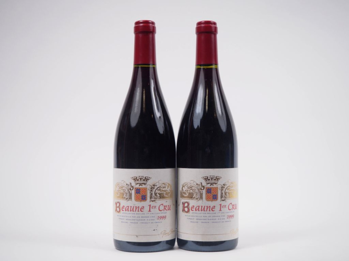 2 BOUTEILLES BEAUNE 1er CRU PIERRE CHANAU - 1999