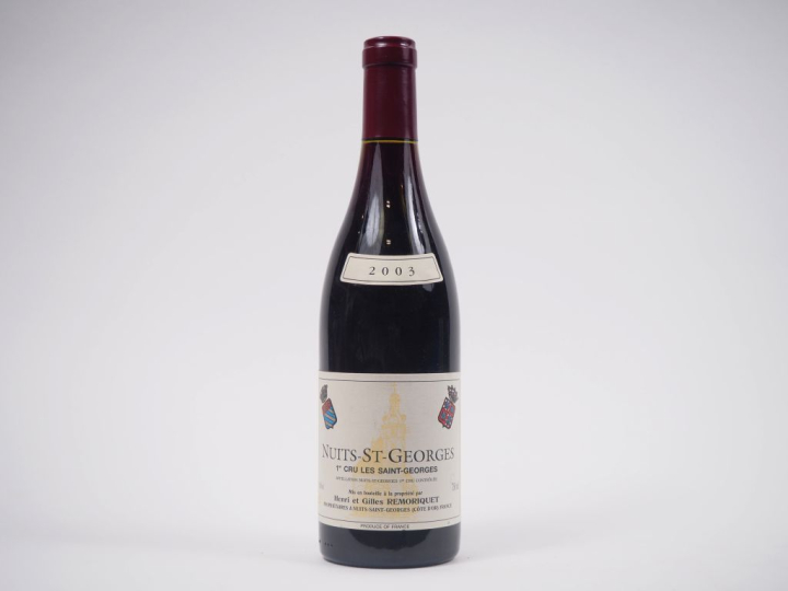 1 BOUTEILLE NUITS ST GEORGES 1er CRU "LES ST GEORGES" HENRI   GILLES R