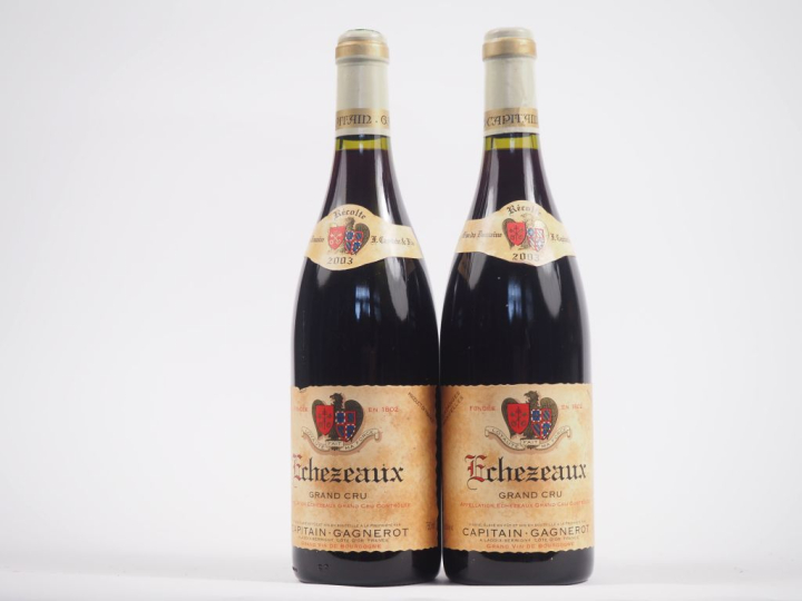 2 BOUTEILLES ECHEZEAUX GC CAPITAIN GAGNEROT - 2003