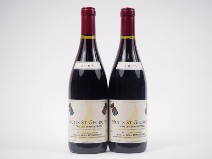 2 BOUTEILLES NUITS ST GEORGES 1er CRU "LES SAINT GEORGES" HENRI   GILL