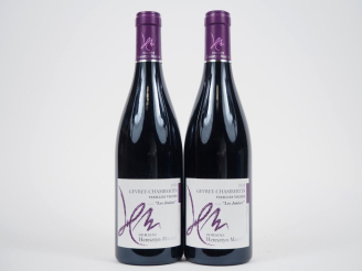 Vente aux enchères 2 BOUTEILLES GEVREY CHAMBERTIN VV "LES JOUISES" DOMAINE HERESZTYN MAZZ