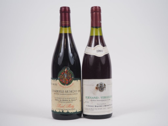 Vente aux enchères 2 BOUTEILLES : 1 CHAMBILLE MUSIGNY TASTEVINAGE PAUL REITZ 1992 - 1 PER