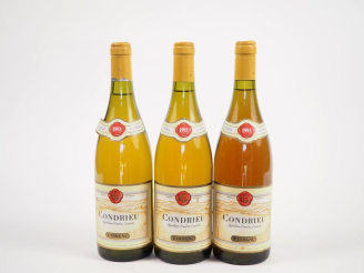 Vente aux enchères 3 BOUTEILLES CONDRIEU E. GUIGAL - 1993 