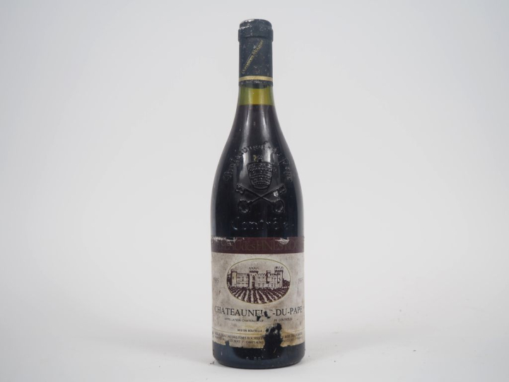 1 BOUTEILLE CHÂTEAUNEUF DU PAPE CHÂTEAU DES FINES ROCHES - 1995 - ES 