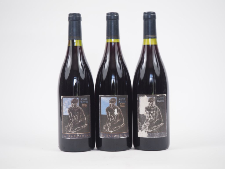 3 BOUTEILLES CÔTE ROTIE "LA BARBARINE" MATHILDE ET YVES GANGLOFF - 199