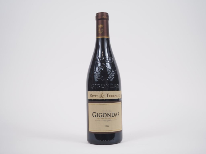 1 BOUTEILLE GIGONDAS RIVES   TERRASSES - 2022 