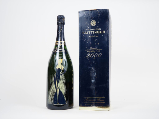 Vente aux enchères 1 MAGNUM CHAMPAGNE TAITTINGER GC "PRÉLUDE" - 2000 - 2 CM SOUS LA COIFF