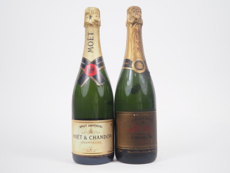 Vente aux enchères 2 BOUTEILLES CHAMPAGNE : 1 MOET   CHANDON IMPERIAL - 1 MUMM GC 