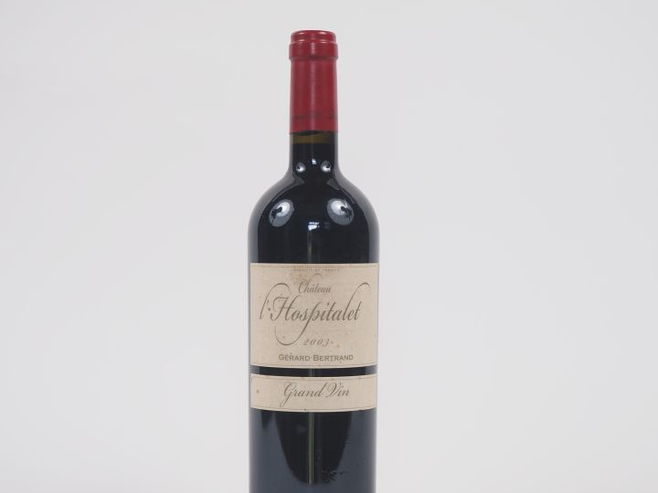 1 BOUTEILLE CHÂTEAU L'HOSPITALET CÔTEAUX DU LANGUEDOC - 2003 - ELA 