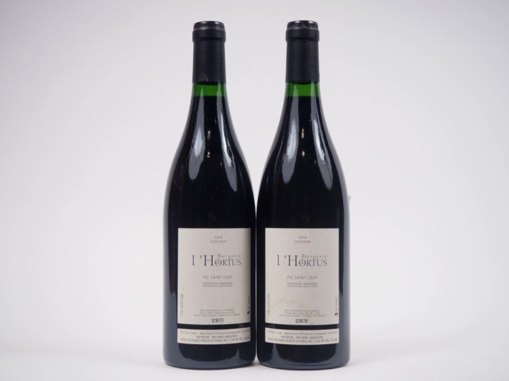 2 BOUTEILLES PIC ST LOUP "CLASSIQUE" BERGERIE DE L'HORTUS - 2008