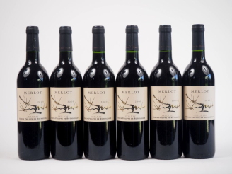 Vente aux enchères 6 BOUTEILLES MERLOT BARON PHILIPPE DE ROTHSCHILD PAYS D'OC - 2009