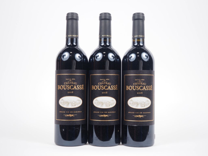 3 BOUTEILLES CHÂTEAU BOUSCASSÉ MADIRAN - 2016
