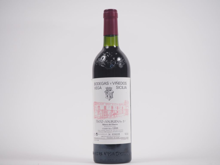 1 BOUTEILLE VEGA SICILIA "VALBUENA" - 1998 