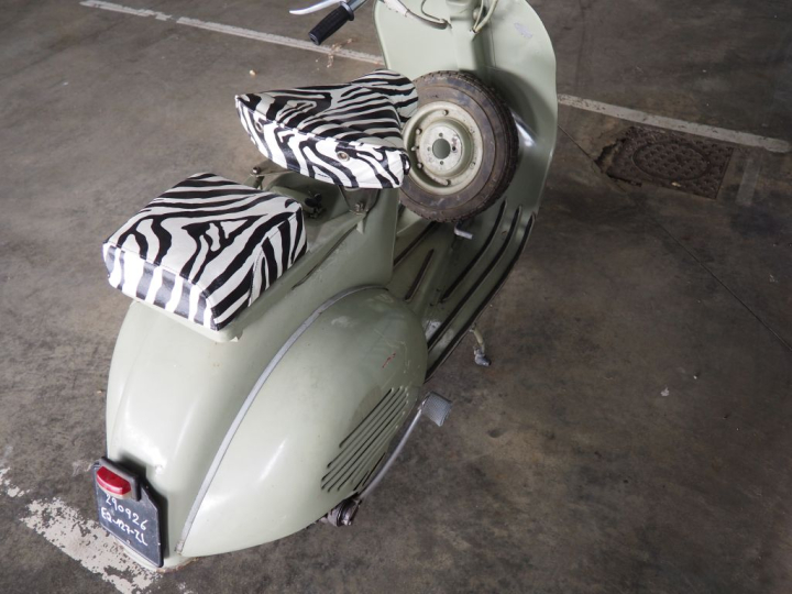 ACMA VESPA 125 N :   Numéro de série : 290.926 1ère M.E.C : 1958 Kilom