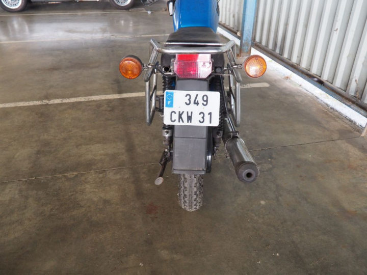MZ 251 ETZ :  Numéro de série : 2602342. Numéro moteur : 1568784. 1ère