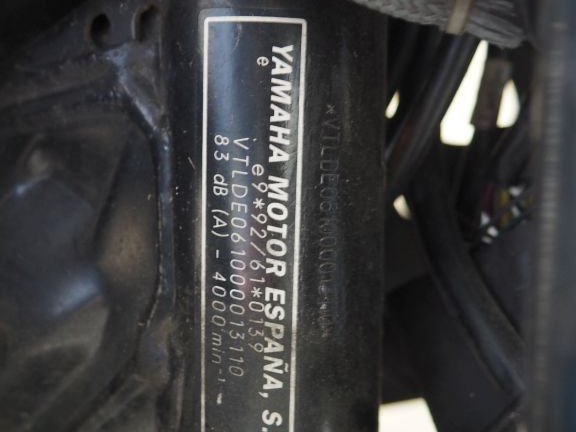 YAMAHA DTR 125 :  Numéro de série : VTLDE061000013110. 1ère M.E.C : 20